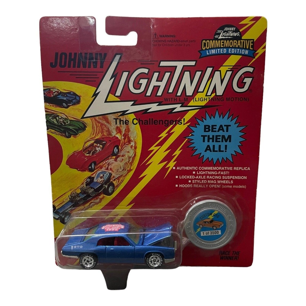 Johnny‎ Lightning 1995 Greater Seattle Toy Show Custom Pontiac GTO blue